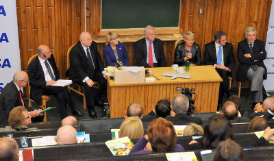 Jacek Mojkowski, Marek Borowski, Józef Oleksy, prof. Danuta Hübner, Andrzej Olechowski, Nika Bochniarz, prof. Dariusz Rosati, Jan Truszczyński